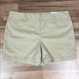 Lands' End 5" Chino Shorts Iced Coffee NWT